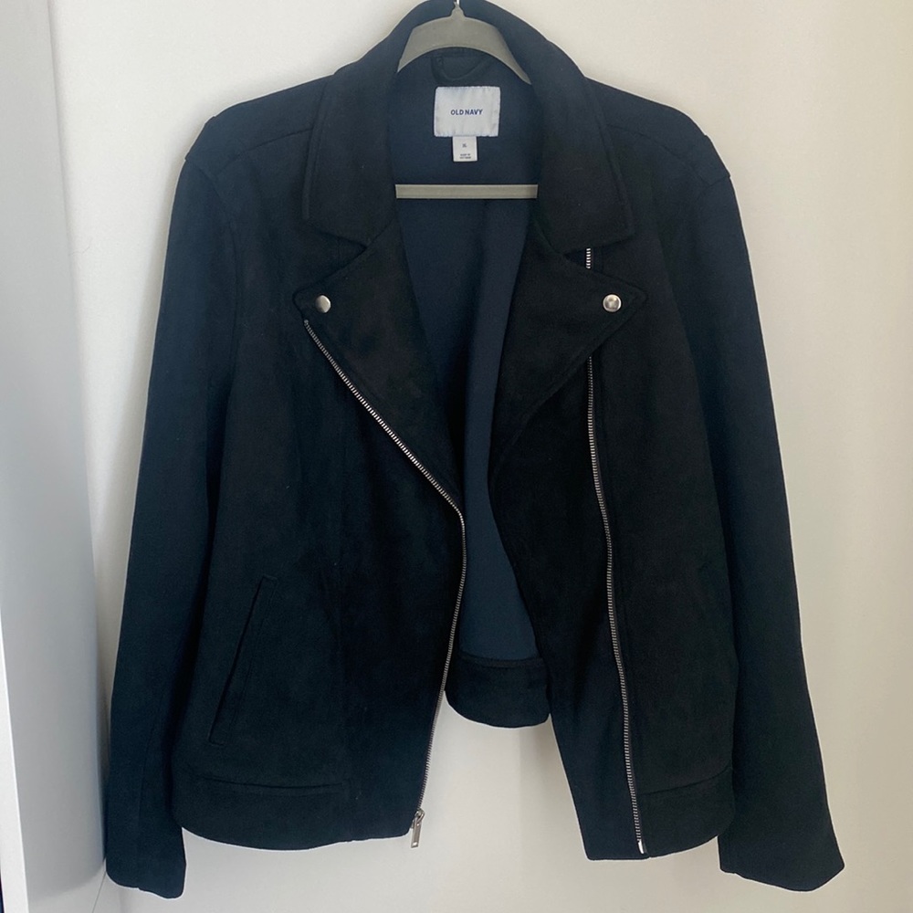 Black Suede Old Navy Moro Jacket